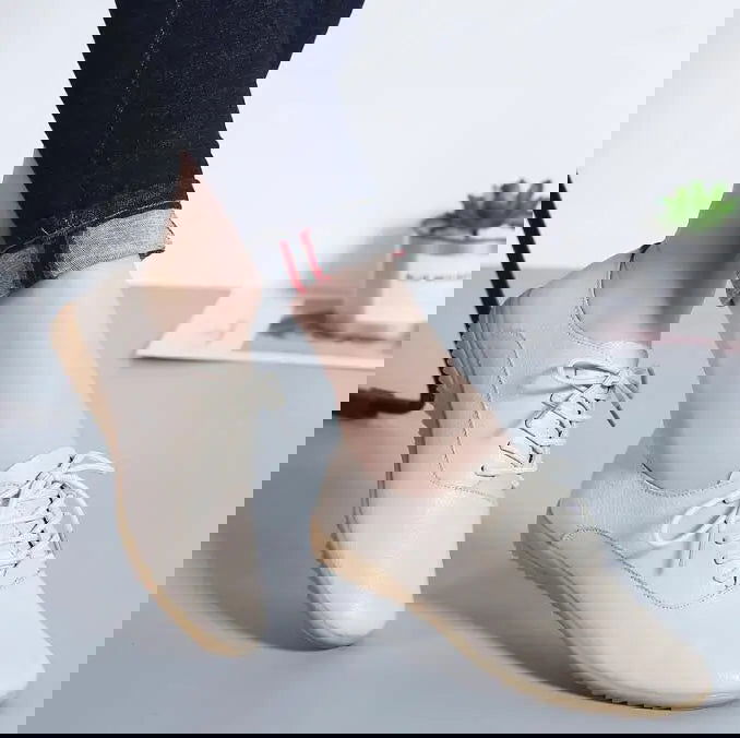 Mocassins Femme Respirants à Lacets - Atelier Chaussure