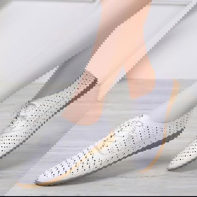 Mocassins Femme Respirants à Lacets - Atelier Chaussure