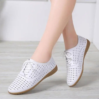 Mocassins Femme Respirants à Lacets - Atelier Chaussure