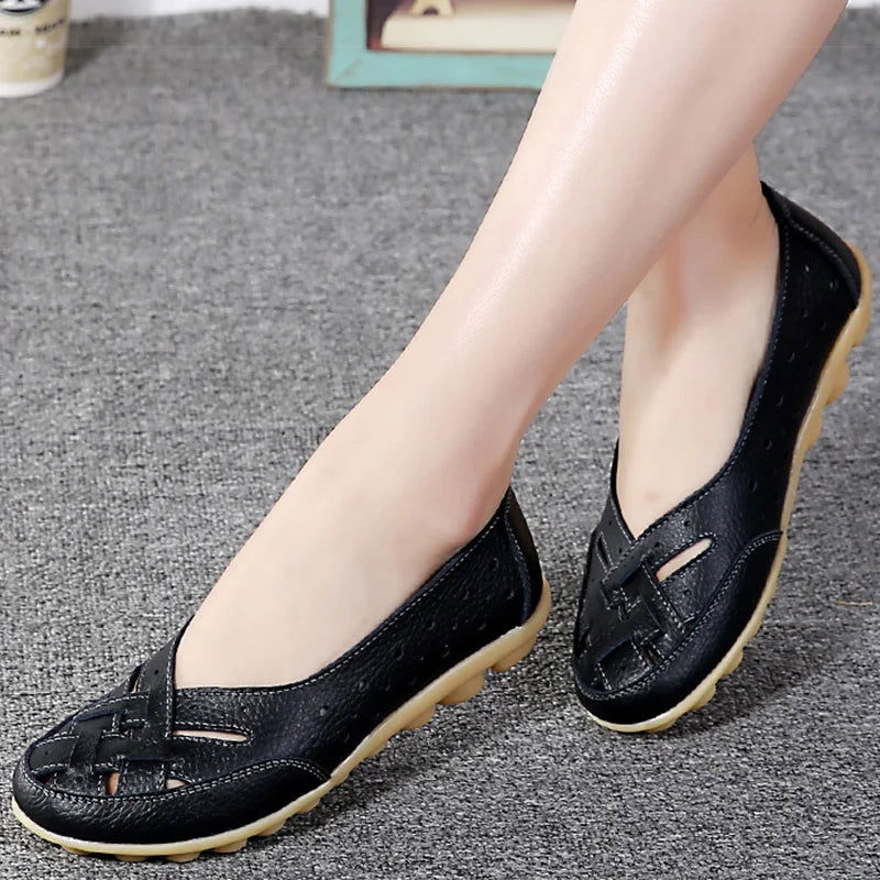 Mocassins Femme Souple & Décontractés en Cuir - Atelier Chaussure