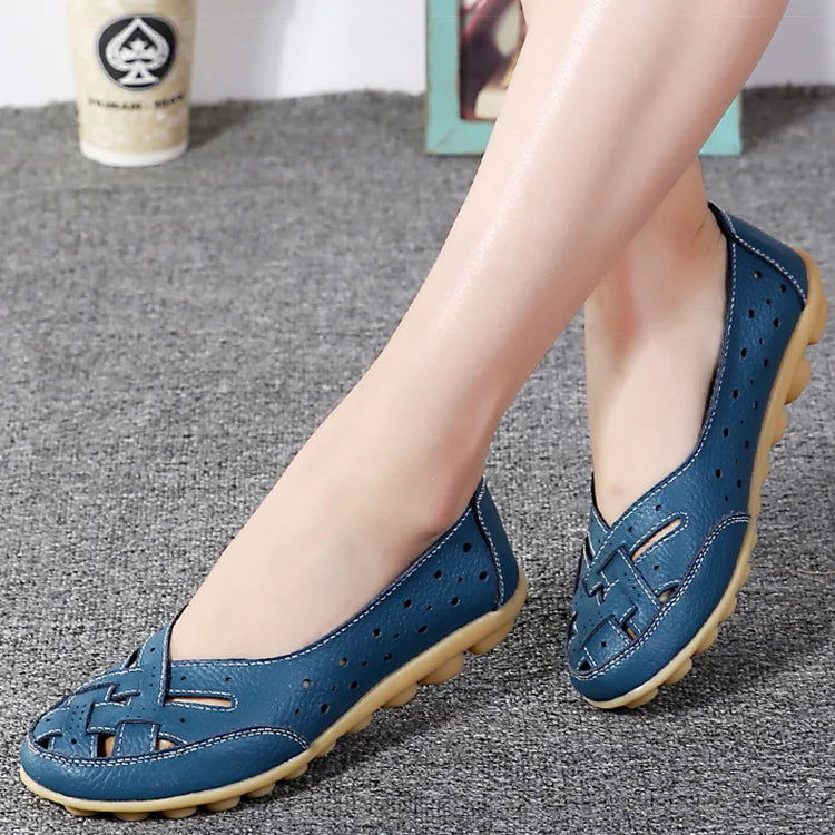 Mocassins Femme Souple & Décontractés en Cuir - Atelier Chaussure