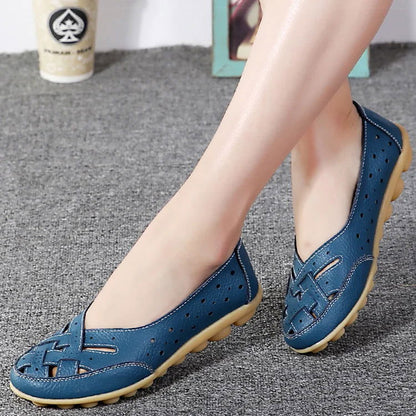 Mocassins Femme Souple & Décontractés en Cuir - Atelier Chaussure