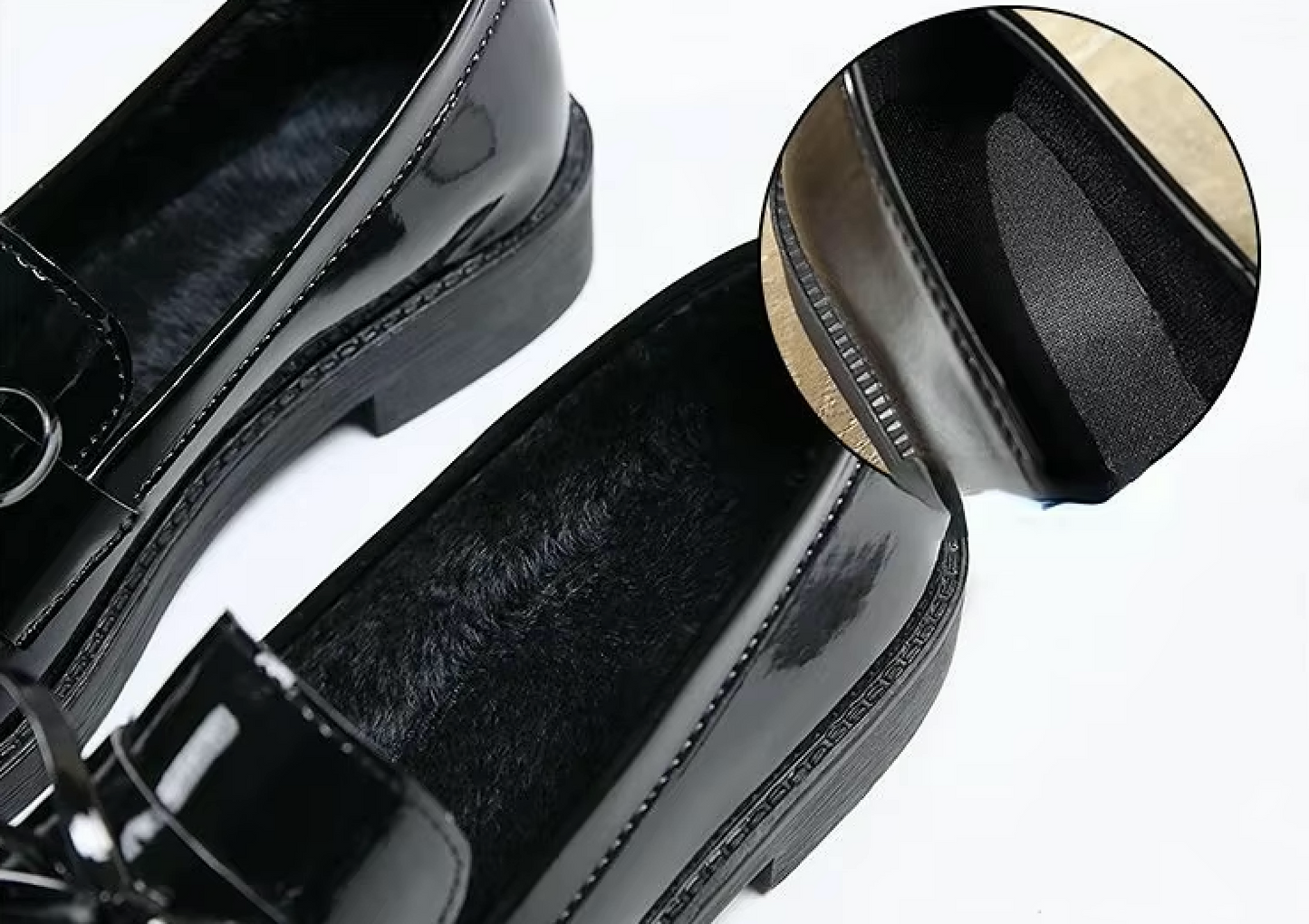 Mocassins Femme Vernis avec Franges – Audace et Raffinement - Atelier Chaussure