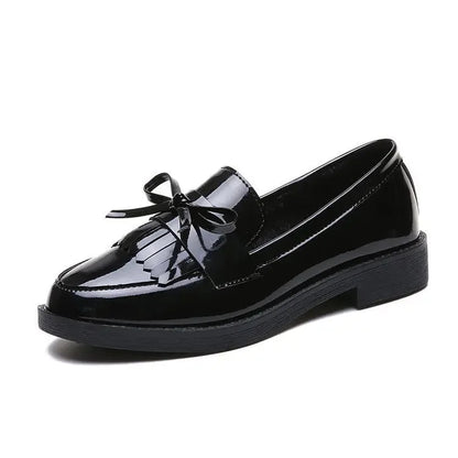 Mocassins Femme Vernis avec Franges – Audace et Raffinement - Atelier Chaussure