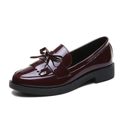 Mocassins Femme Vernis avec Franges – Audace et Raffinement - Atelier Chaussure
