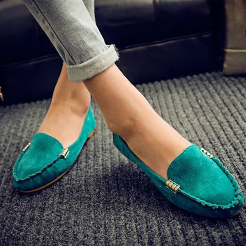 Mocassins Femme en Denim - Style Décontracté et Confort - Atelier Chaussure