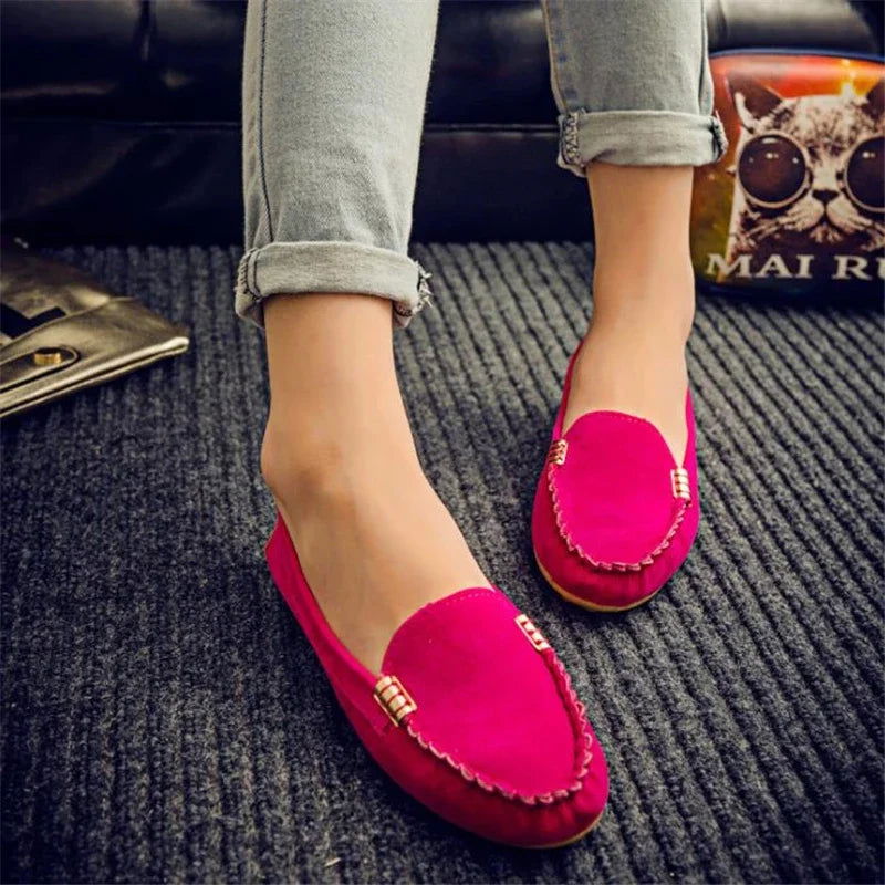Mocassins Femme en Denim - Style Décontracté et Confort - Atelier Chaussure