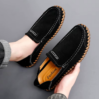 Mocassins Homme Casual en Daim Souple - Atelier Chaussure