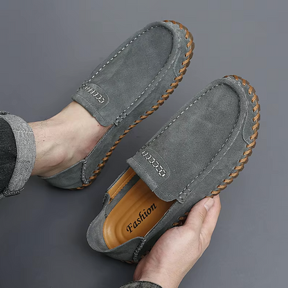 Mocassins Homme Casual en Daim Souple - Atelier Chaussure
