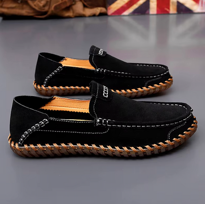 Mocassins Homme Casual en Daim Souple - Atelier Chaussure