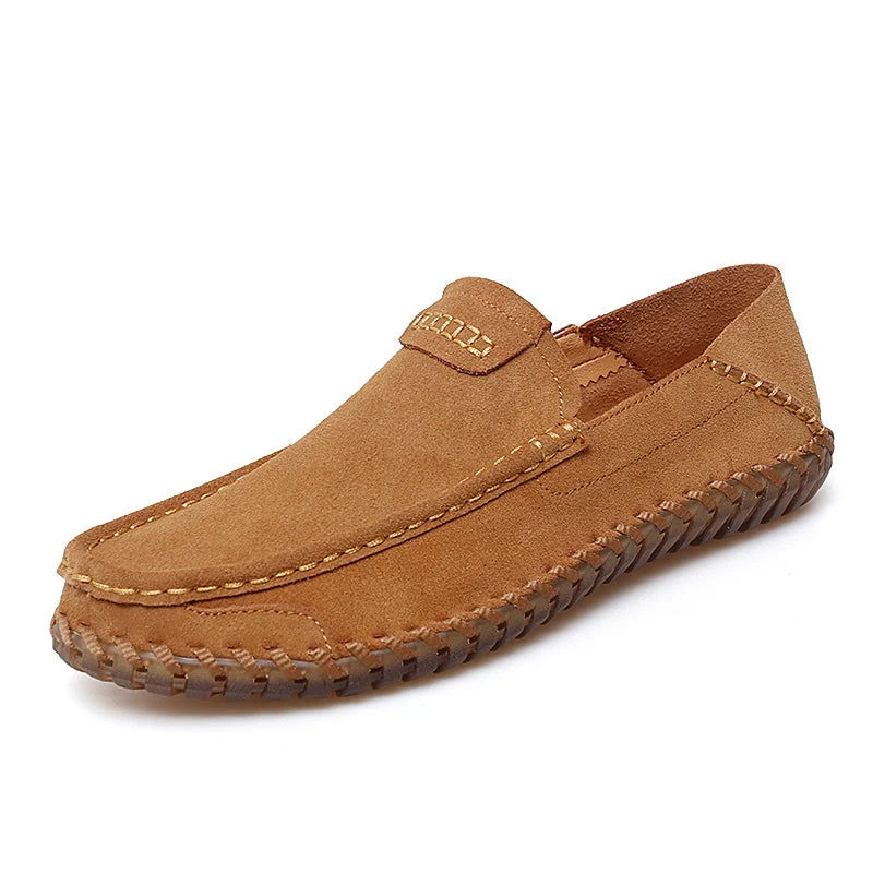 Mocassins Homme Casual en Daim Souple - Atelier Chaussure
