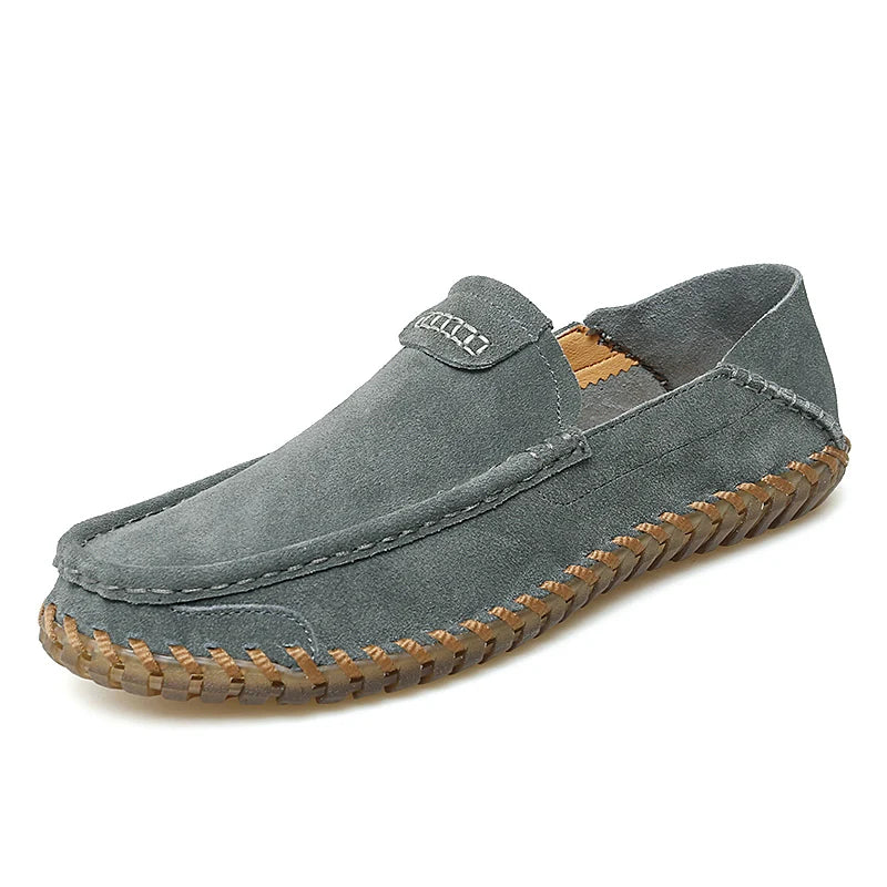 Mocassins Homme Casual en Daim Souple - Atelier Chaussure