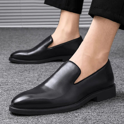 Mocassins Homme Classe avec Semelle Rouge - Style Luxe - Atelier Chaussure