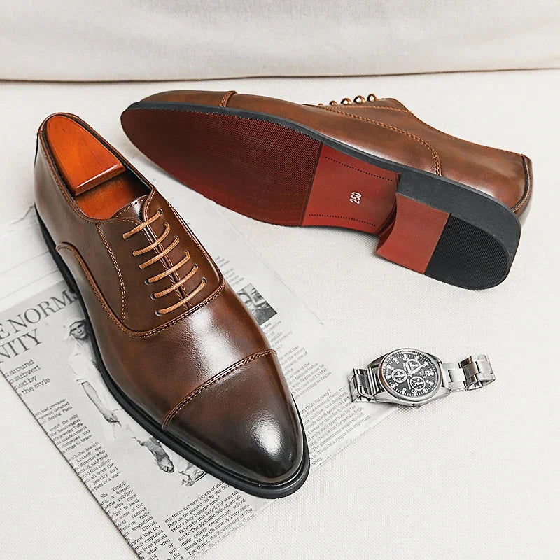 Mocassins Homme Classe avec Semelle Rouge - Style Luxe - Atelier Chaussure