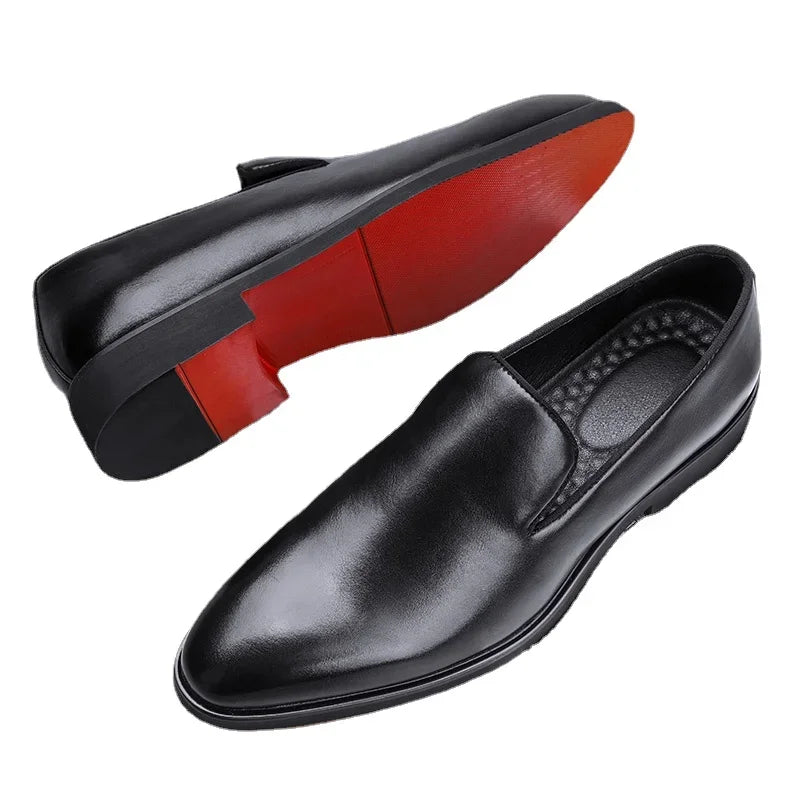 Mocassins Homme Classe avec Semelle Rouge - Style Luxe - Atelier Chaussure