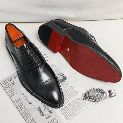 Mocassins Homme Classe avec Semelle Rouge - Style Luxe - Atelier Chaussure
