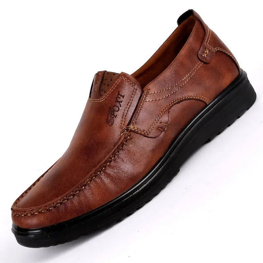 Mocassins Homme Confort en Cuir - Atelier Chaussure