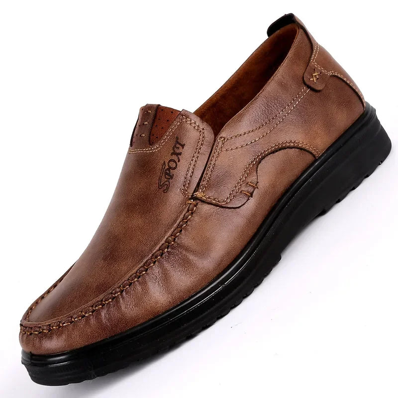 Mocassins Homme Confort en Cuir - Atelier Chaussure