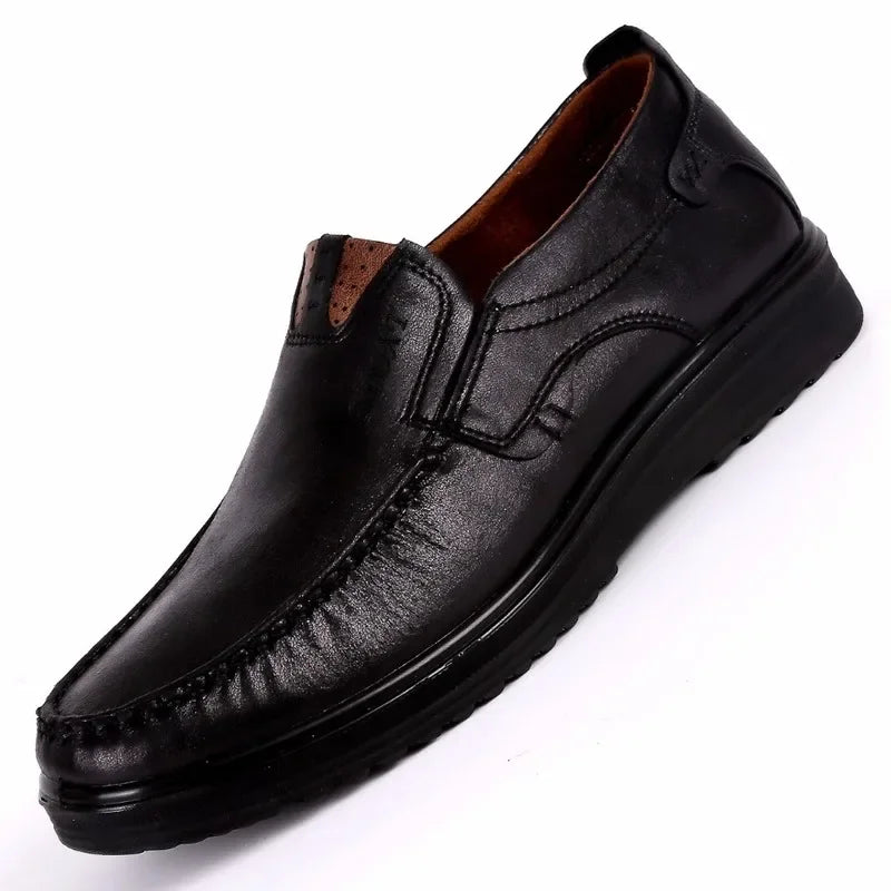 Mocassins Homme Confort en Cuir - Atelier Chaussure