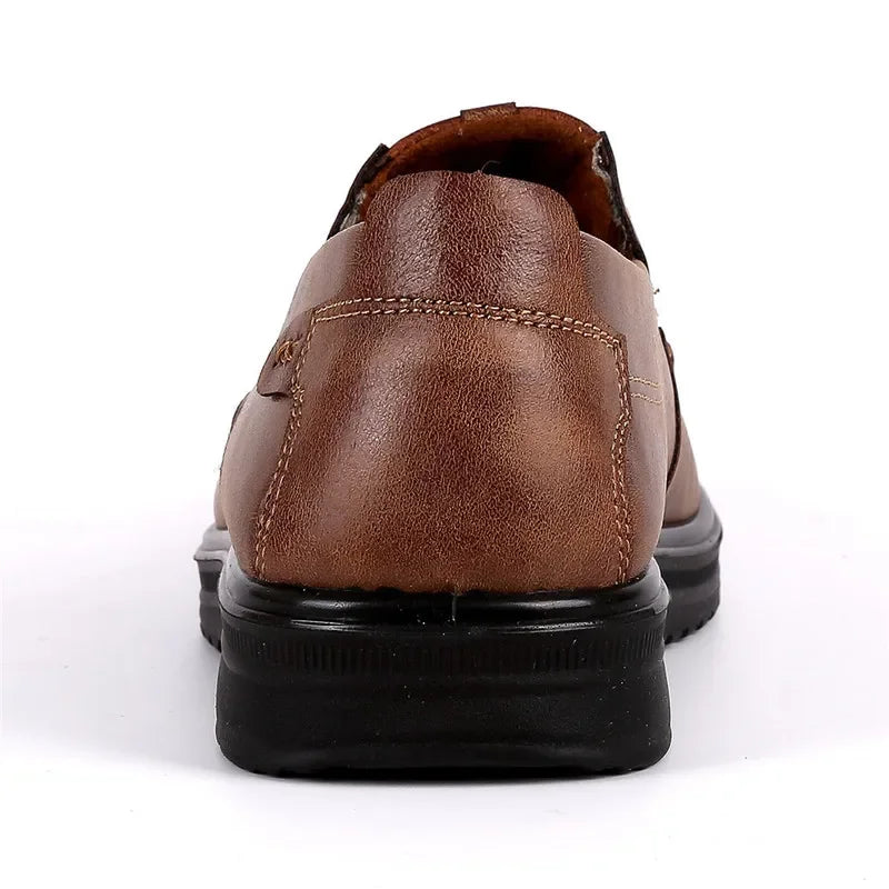 Mocassins Homme Confort en Cuir - Atelier Chaussure