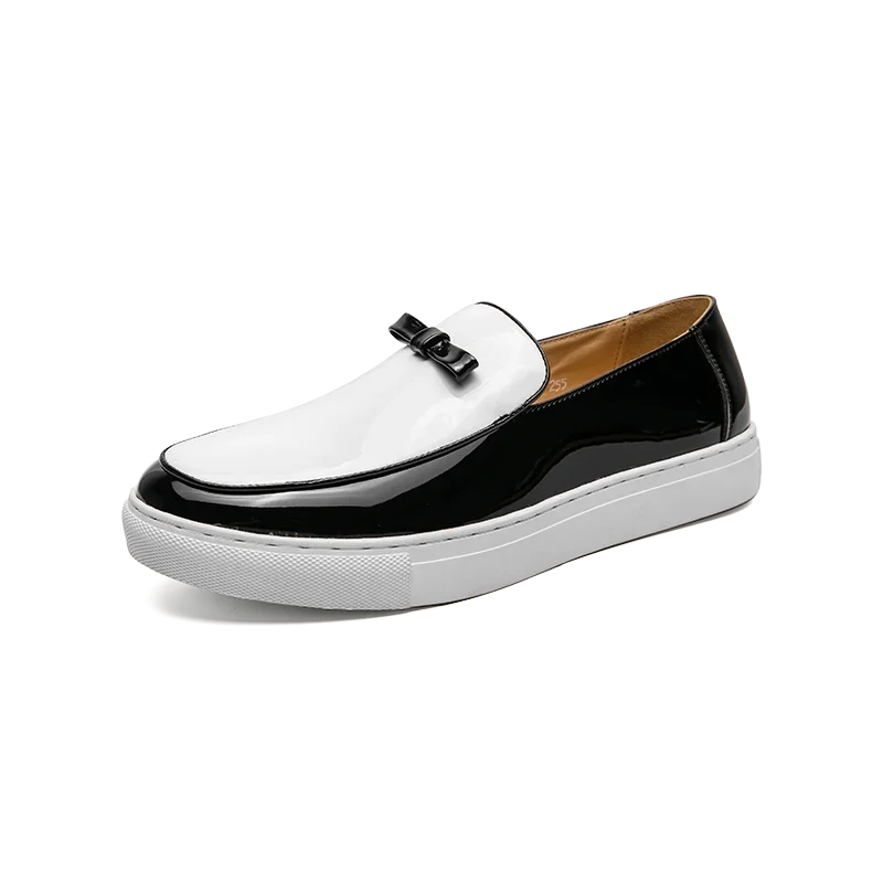 Mocassins Homme Moderne en Cuir avec Pompons - Atelier Chaussure