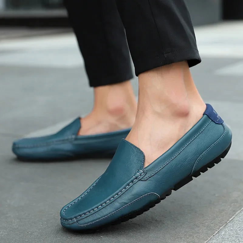 Mocassins Homme Urbain en Cuir Souple - Atelier Chaussure
