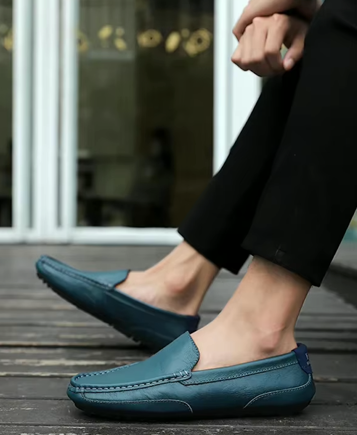 Mocassins Homme Urbain en Cuir Souple - Atelier Chaussure