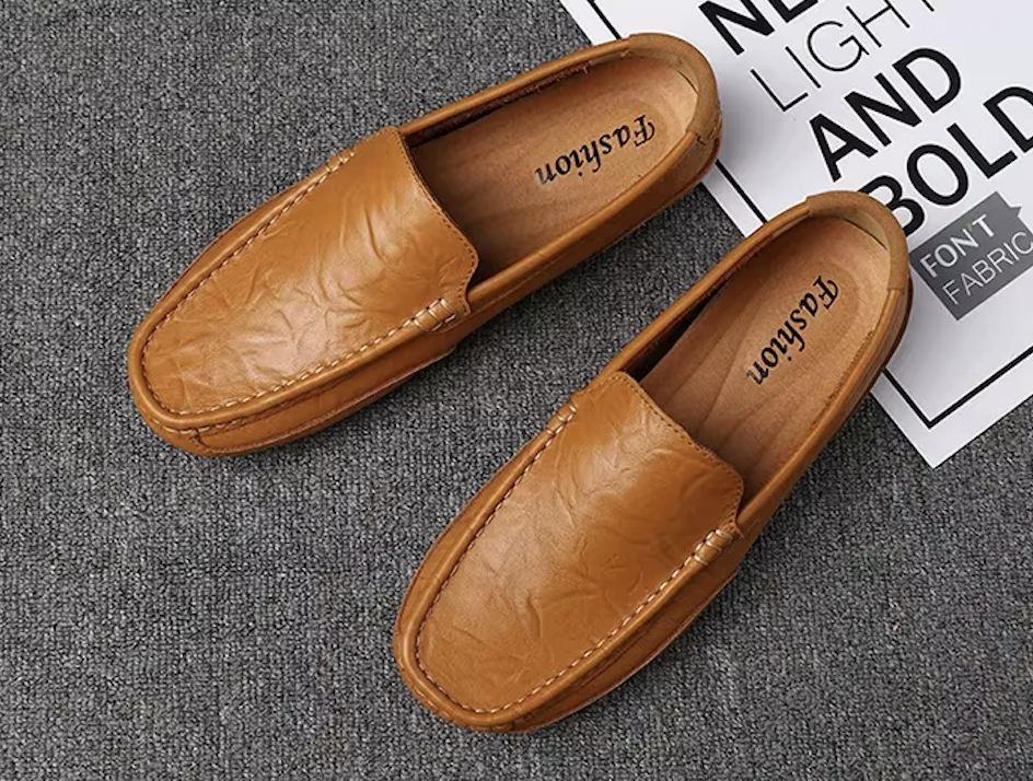 Mocassins Homme Urbain en Cuir Souple - Atelier Chaussure