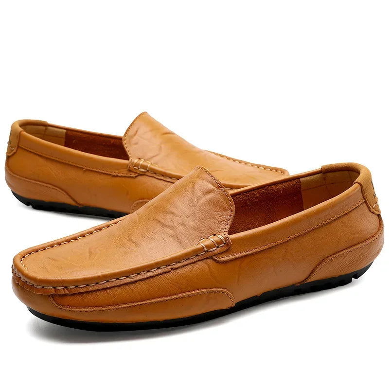 Mocassins Homme Urbain en Cuir Souple - Atelier Chaussure