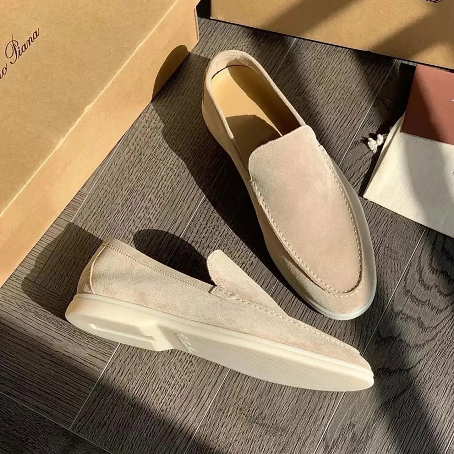 Mocassins Homme Urbain en Daim - Atelier Chaussure