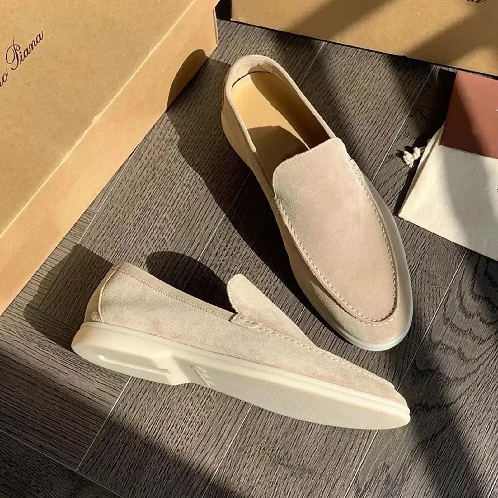Mocassins Homme Urbain en Daim - Atelier Chaussure