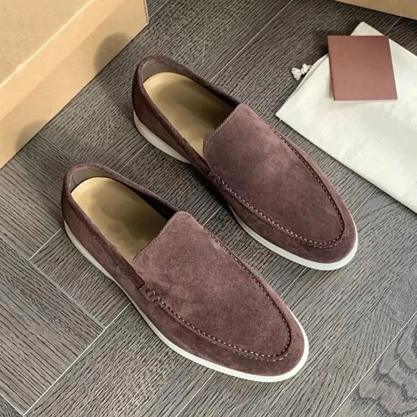 Mocassins Homme Urbain en Daim - Atelier Chaussure