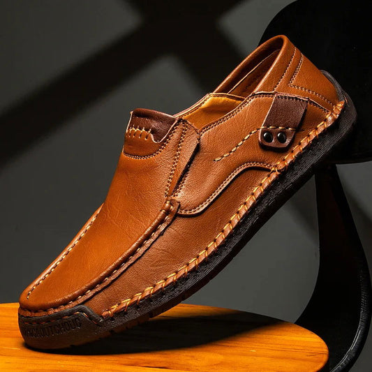 Mocassins Homme en Cuir - Finition Artisanale - Atelier Chaussure