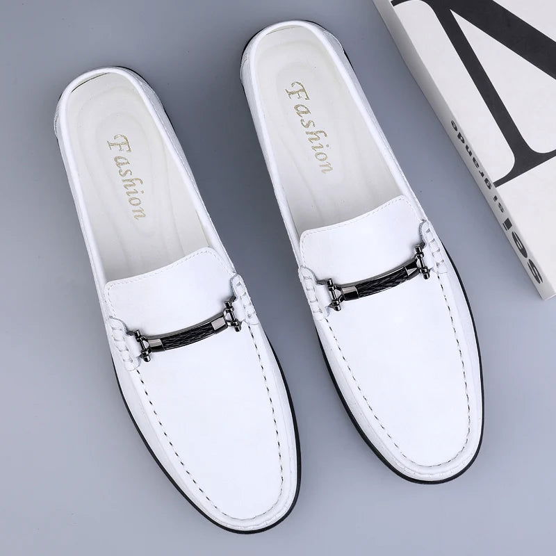 Mocassins Homme en Cuir Chic - Détail Métallique Raffiné - Atelier Chaussure