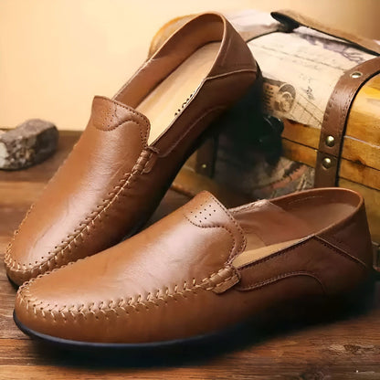 Mocassins Homme en Cuir Souple - Style et Confort au Quotidien - Atelier Chaussure
