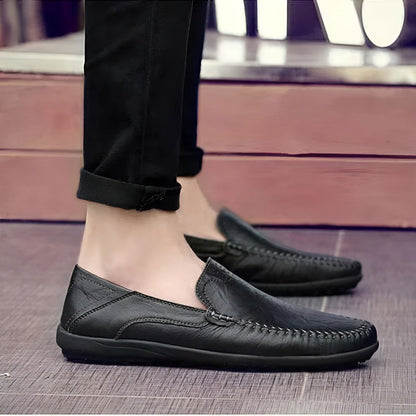 Mocassins Homme en Cuir Souple - Style et Confort au Quotidien - Atelier Chaussure