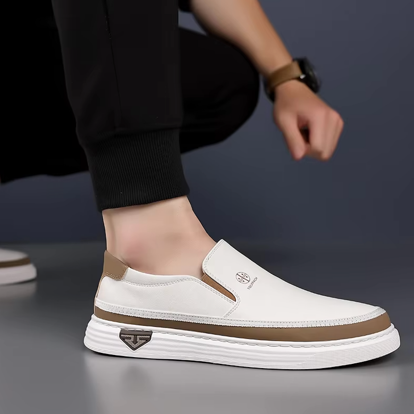 Mocassins Homme en Cuir Sportwear - Atelier Chaussure