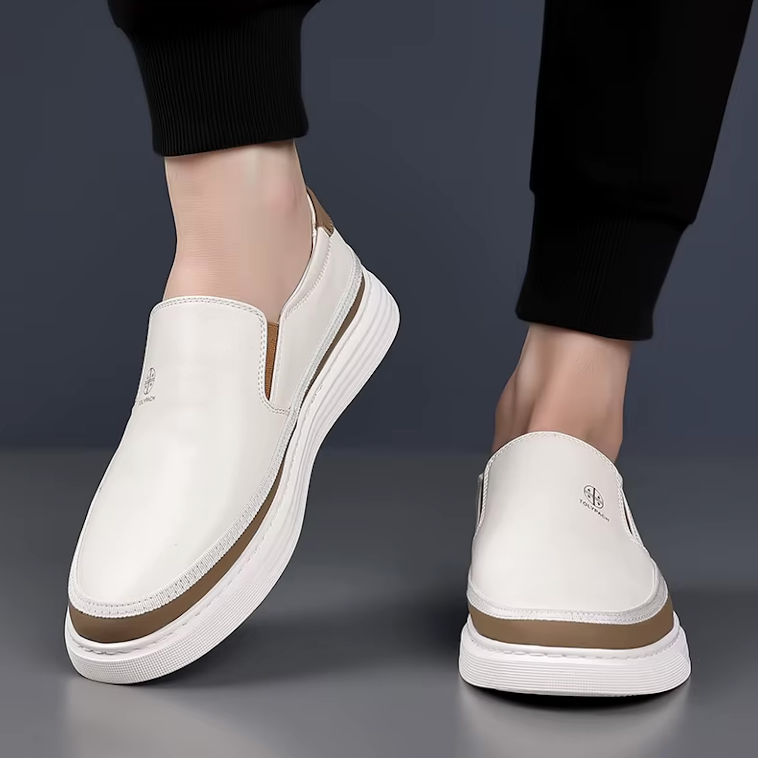 Mocassins Homme en Cuir Sportwear - Atelier Chaussure