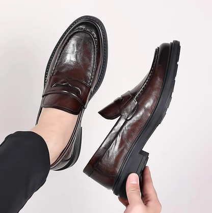Mocassins Homme en Cuir Verni - Atelier Chaussure