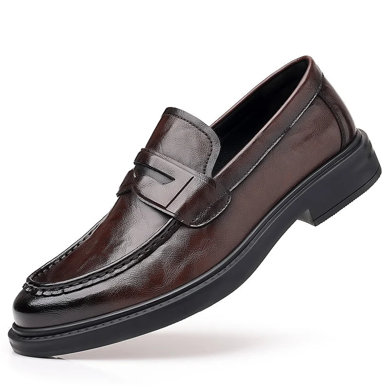 Mocassins Homme en Cuir Verni - Atelier Chaussure