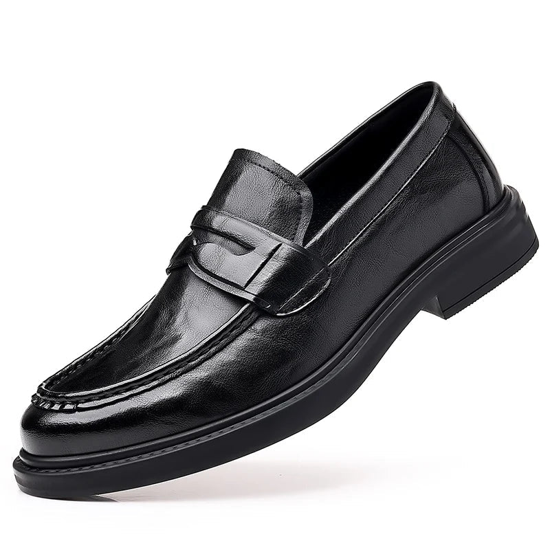 Mocassins Homme en Cuir Verni - Atelier Chaussure