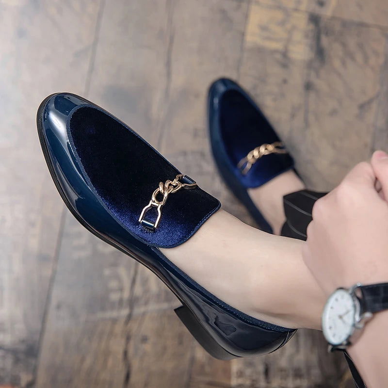 Mocassins Homme en Cuir Verni - Chic & Confort - Atelier Chaussure