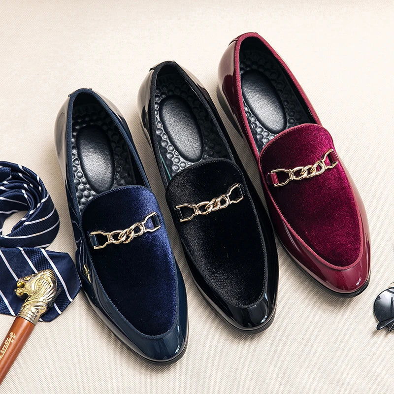 Mocassins Homme en Cuir Verni - Chic & Confort - Atelier Chaussure