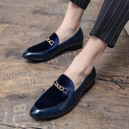 Mocassins Homme en Cuir Verni - Chic & Confort - Atelier Chaussure