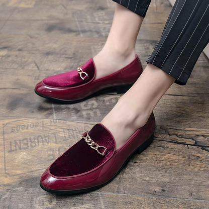 Mocassins Homme en Cuir Verni - Chic & Confort - Atelier Chaussure