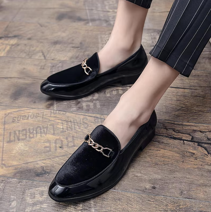 Mocassins Homme en Cuir Verni - Chic & Confort - Atelier Chaussure