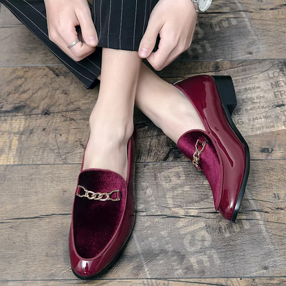 Mocassins Homme en Cuir Verni - Chic & Confort - Atelier Chaussure