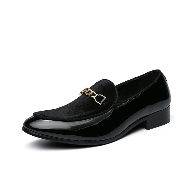 Mocassins Homme en Cuir Verni - Chic & Confort - Atelier Chaussure
