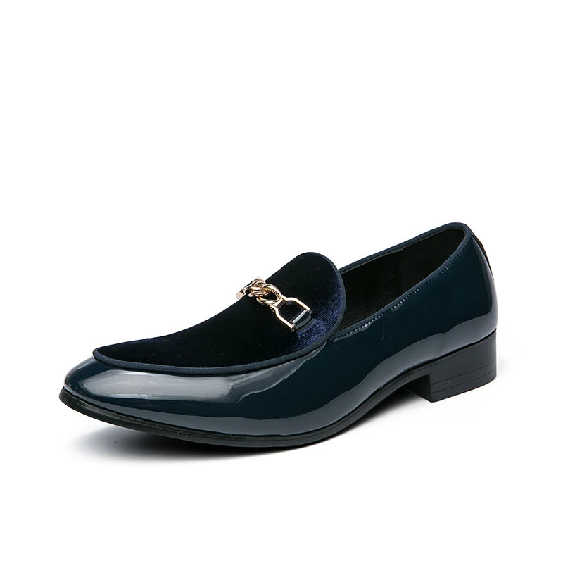 Mocassins Homme en Cuir Verni - Chic & Confort - Atelier Chaussure