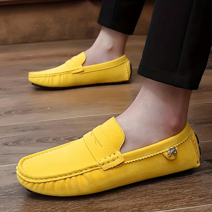 Mocassins Homme en Daim - Audace et Style Décontracté - Atelier Chaussure
